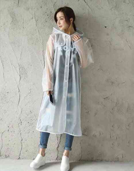 Women's Transparent Eva Plastic Raincoat
