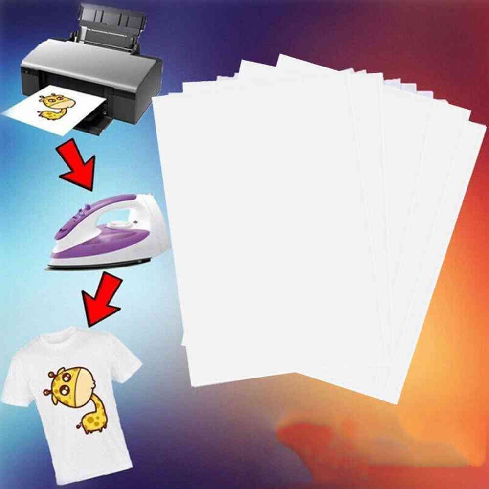 Iron On Heat-press Light Fabrics Inkjet Printing Paper
