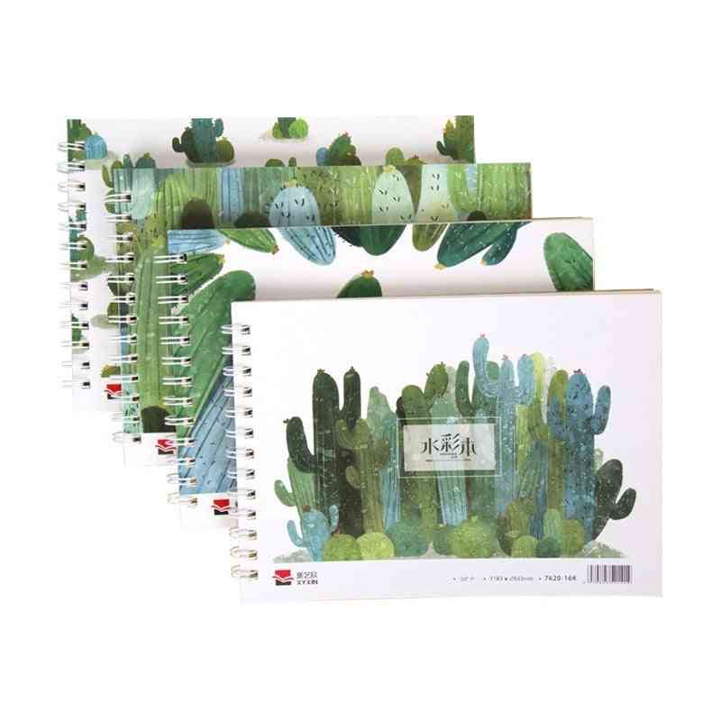 A4 16k Watercolor Painting Color Book