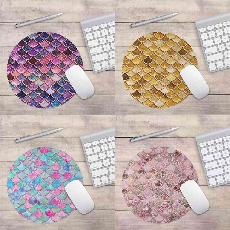 Mermaid Skin Pattern, Unique Mouse Pad For School/office