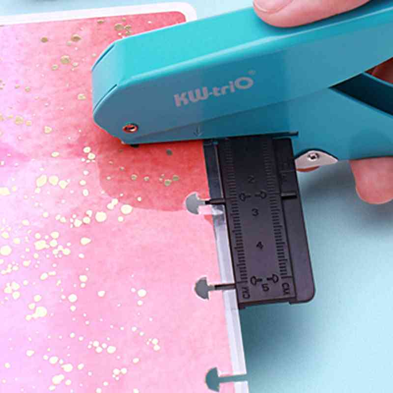 Creative Mushroom Hole Shape Punch For H Planner Disc Ring Diy Paper Cutter T-type Puncher Craft Machine