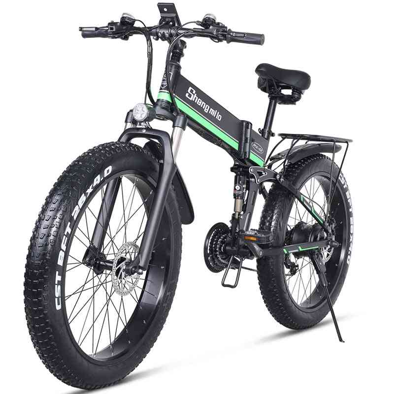 Elektrický bicykel, plážový bicykel s plášťom, tučný horský bicykel pre mužov