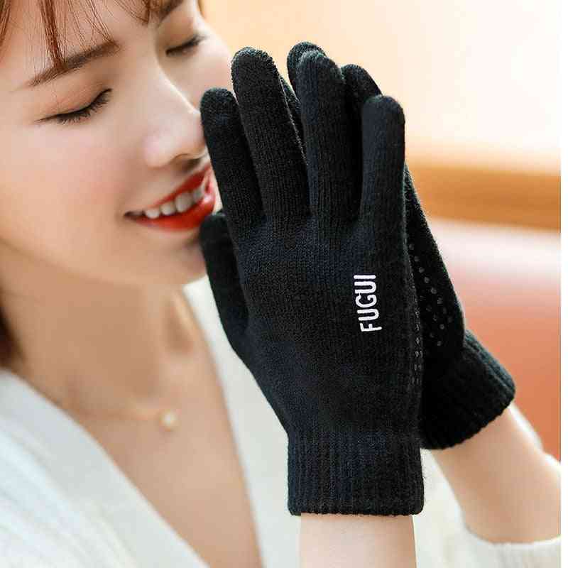 Winter Outdoor Sports Warm Touch Screen Gym Fitness Full Finger Gloves