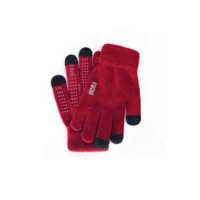 Winter Outdoor Sports Warm Touch Screen Gym Fitness Full Finger Gloves