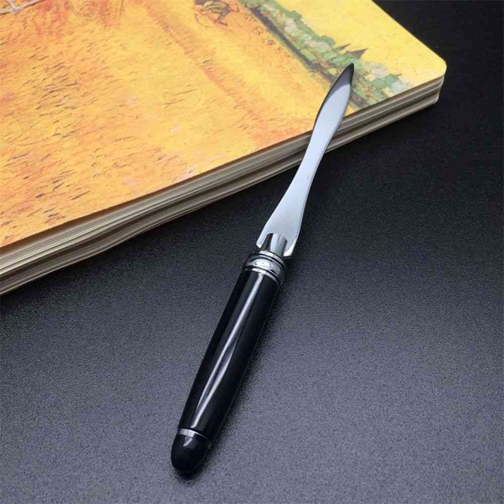 Metal Stainless Steel Letter Opener Paper Cutter Utility Tools School Supplies