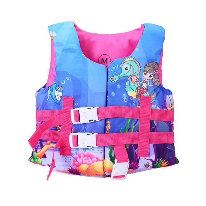 Giubbotto salvagente per bambini giacca galleggiante costume da bagno protezione solare accessori per piscina galleggiante