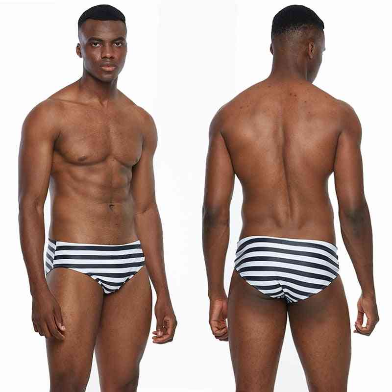 Men Swimwear Low Waist Boxers Beachwear Shorts, Men's Swim Brief