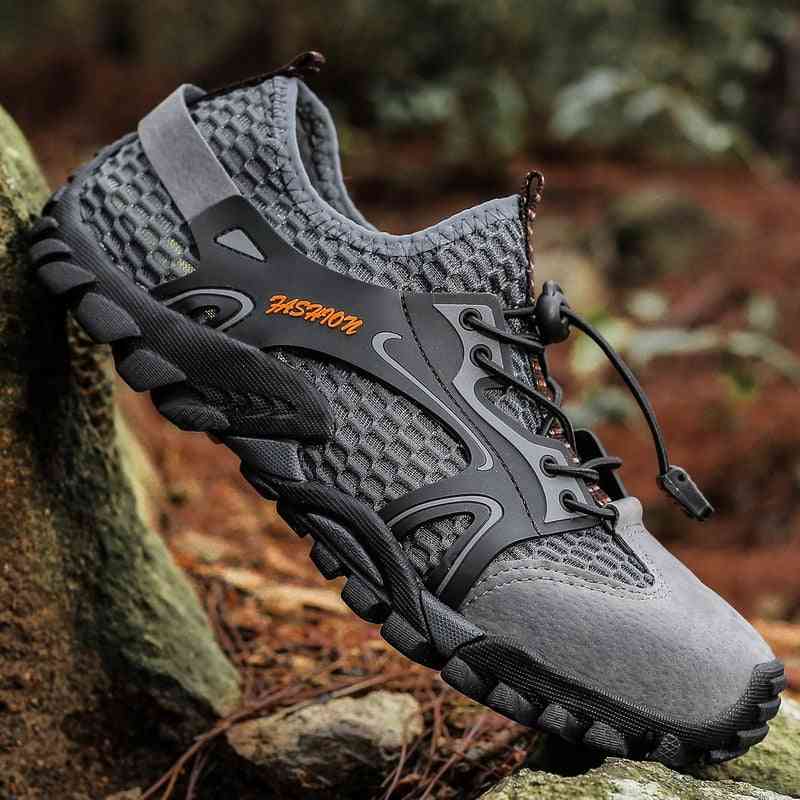 Summer Breathable Men Hiking Shoes, Outdoor Sneakers Climbing Sport Shoe