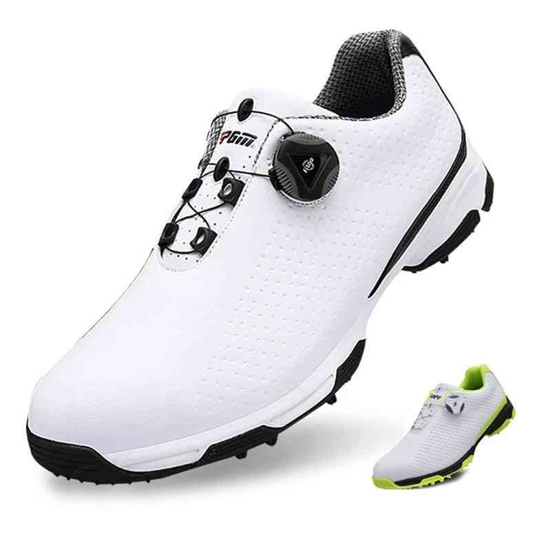 Waterproof, Mesh Lining And Breathable Golf Shoes