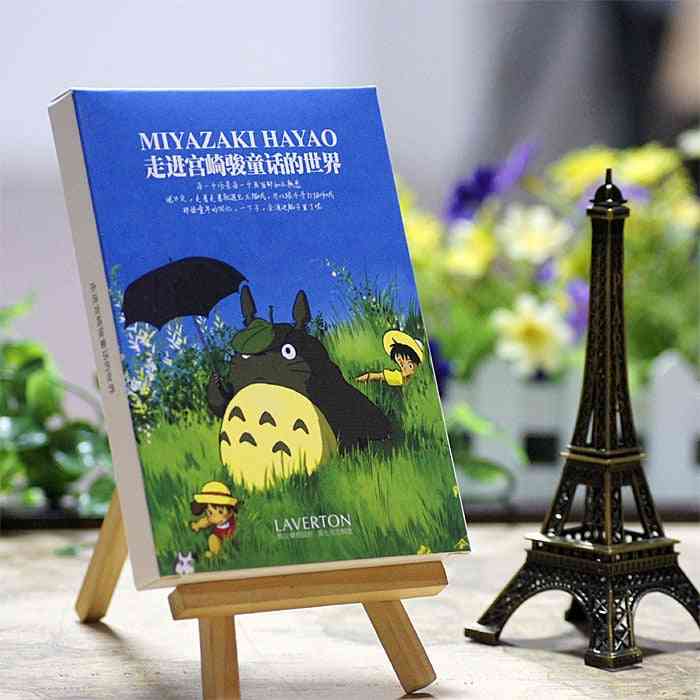 Hayao miyazaki oljemålning vykort / modegåva