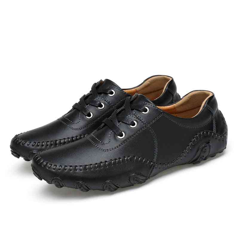 Spring/summer Comfortable Sports Golf Training Leather Sneakers For Men's