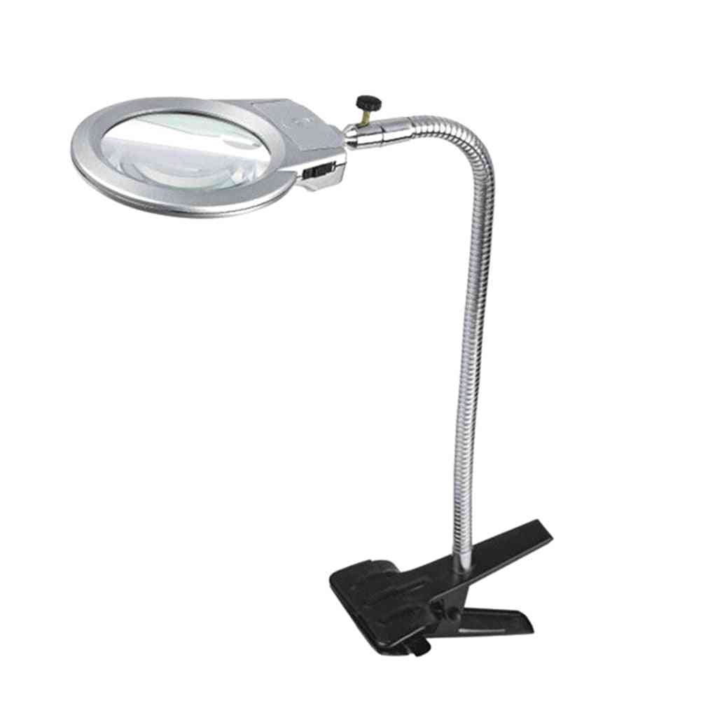 Led Lamp Magnifier Clip