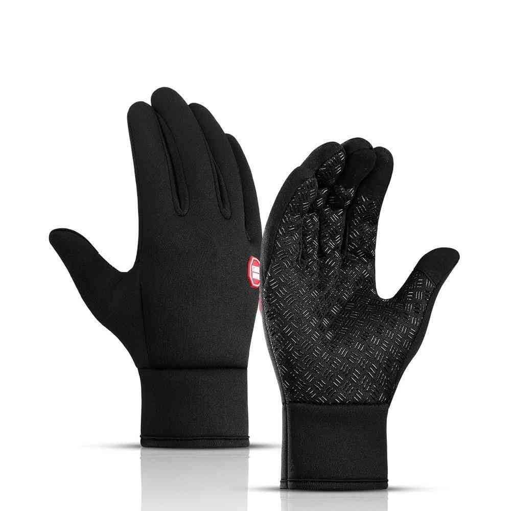 Gant de course de sports de plein air, gants de doigt à écran tactile chaud et femmes