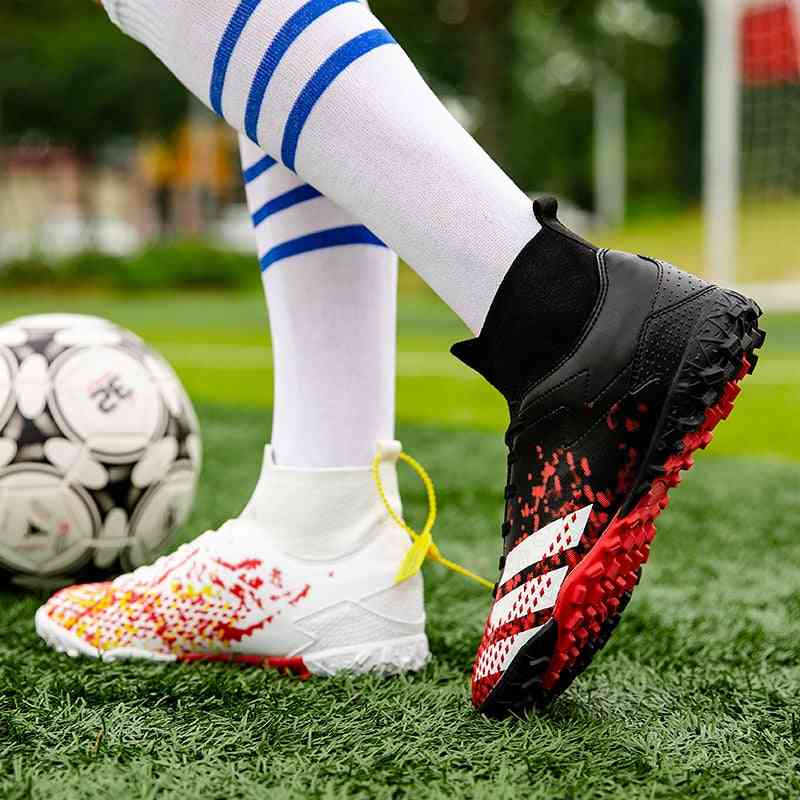 Football Boots Outdoor High Top Sneakers, Soccer Shoes