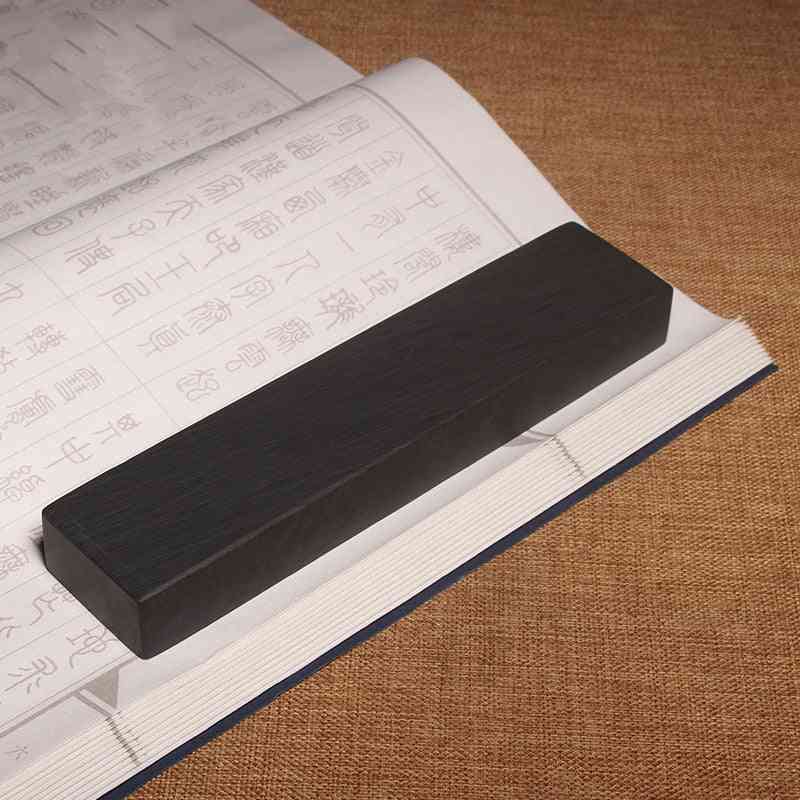 Peinture à l'encre traditionnelle écrivant presse-papier pavé naturel
