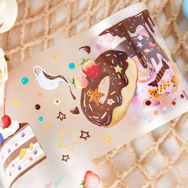 Kristály tinta sorozat pet washi szalag, aranyos dekoratív ragasztószalag