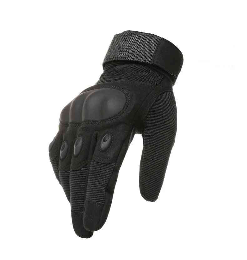 Use guantes militares tácticos militares para deportes al aire libre, combate, carbono, nudillo duro, dedos completos