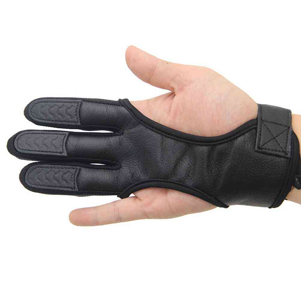 Fingers High Elastic Hand Guard Protective Archery Bow Shooting Glove Compound Hunting Accessory