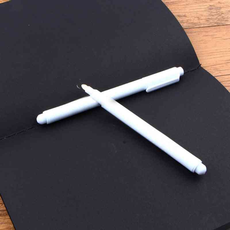 Kreatywny biały płynny wymazywalny długopis kredowy