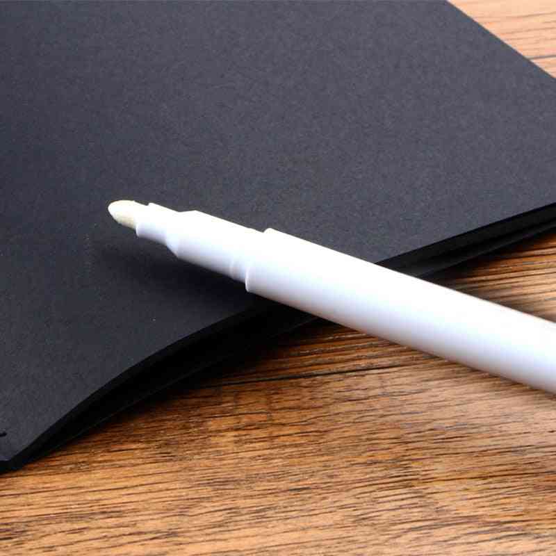 Kreatywny biały płynny wymazywalny długopis kredowy