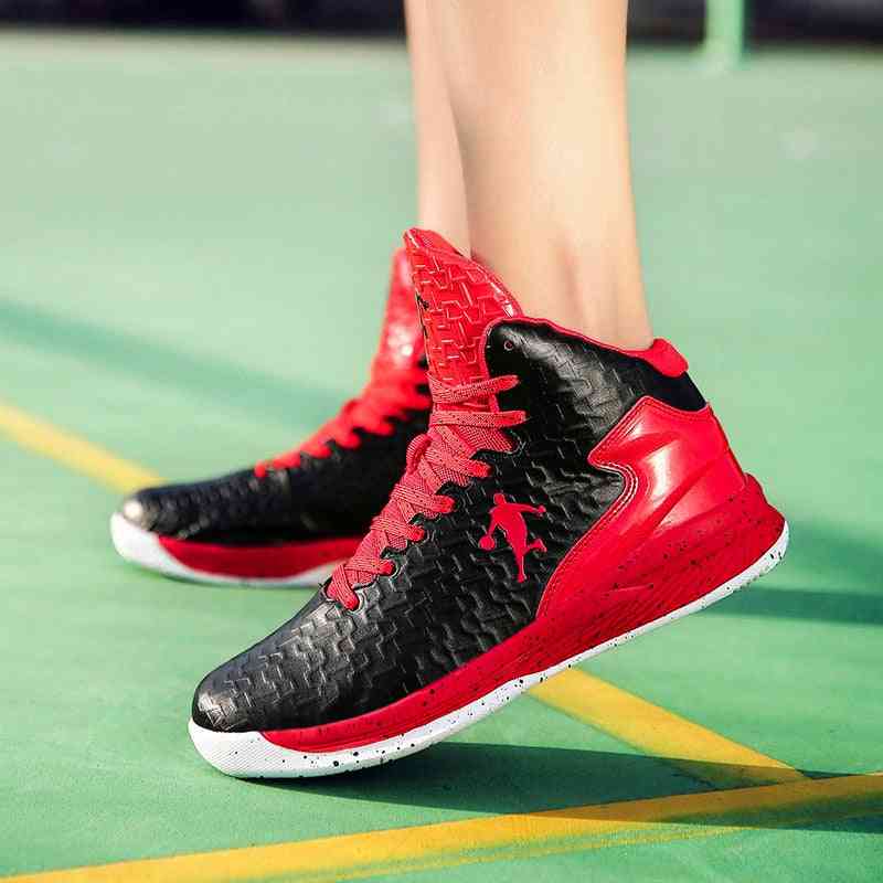 въздушна възглавница леки противоплъзгащи се дишащи спортни обувки за баскетбол на открито