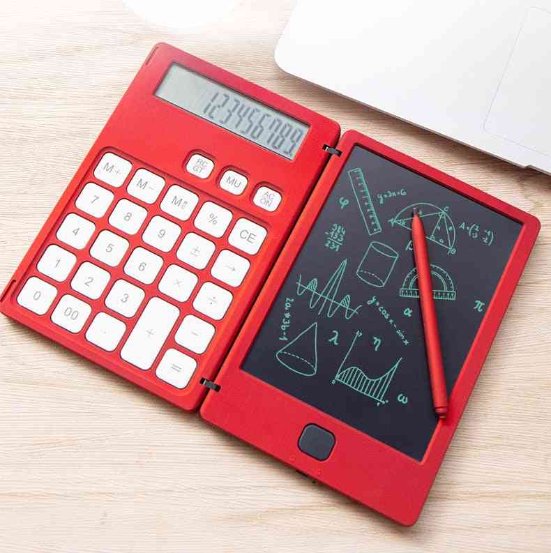 Dessin de calculatrice, tablette d'écriture, carte graphique électronique, bloc de dessin, écriture manuelle portable