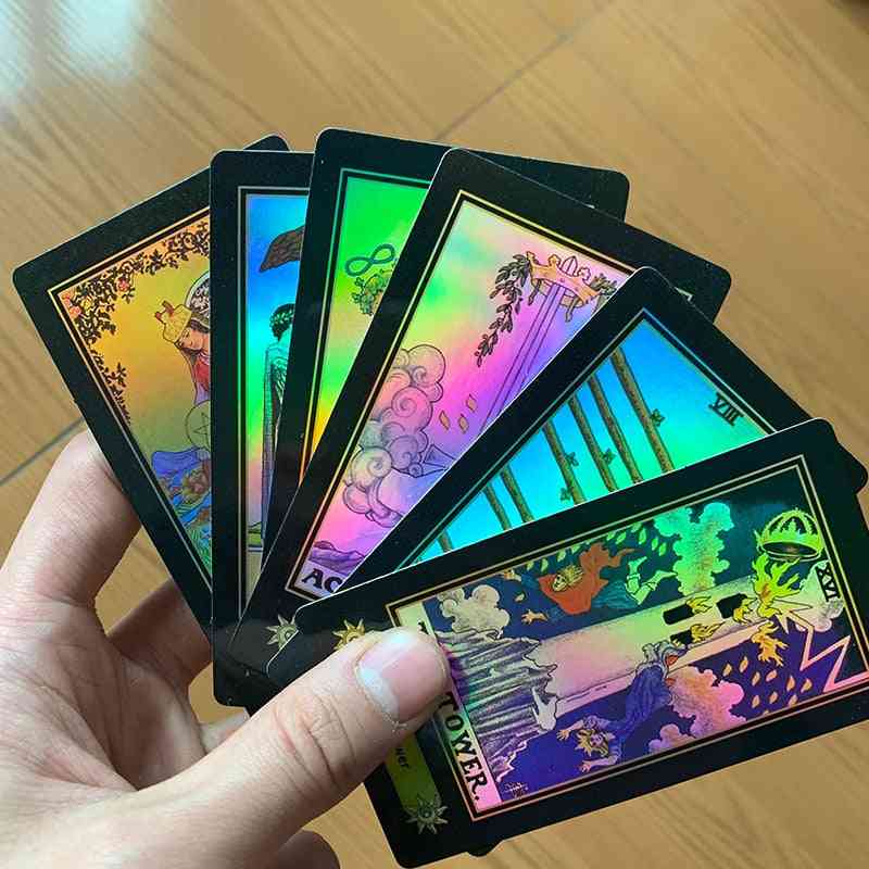 Holographic Tarot Cards Board Game Full English Edition