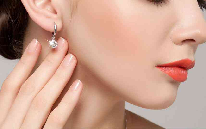 Sterling Jewelry Crystal Ball Stud Earrings