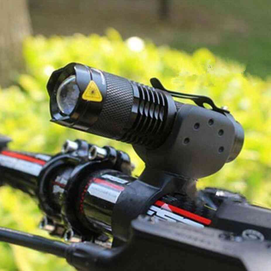 Mode Bicycle Light Led Cycling Front Lamp Torch Waterproof Zoom Flashlight
