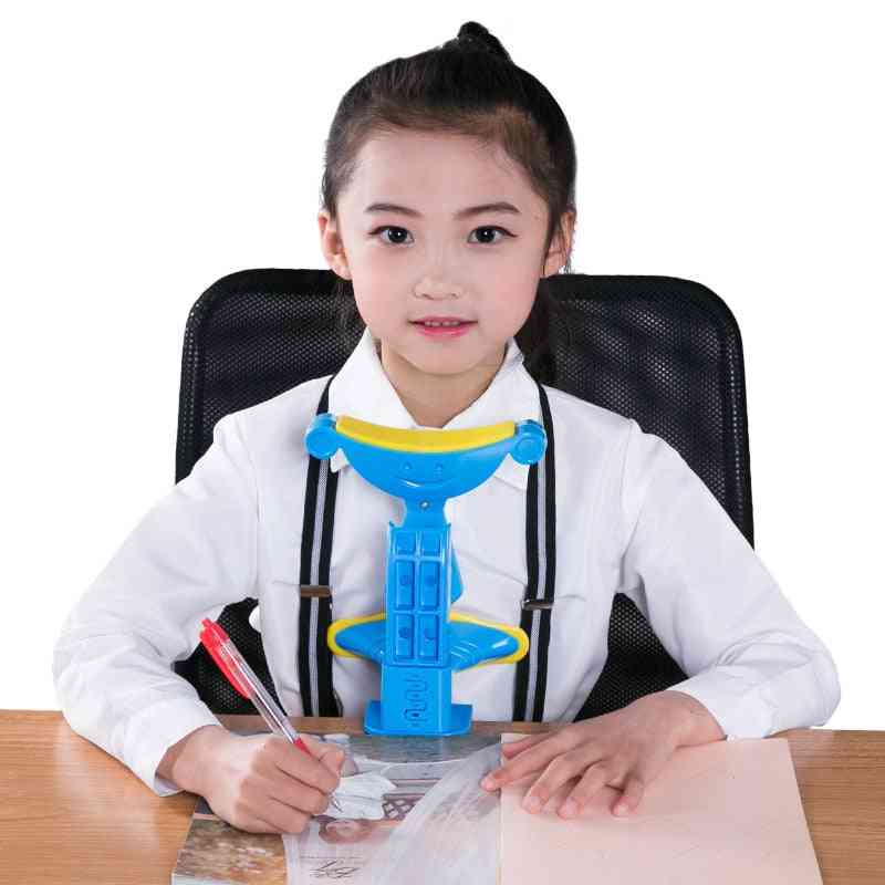 Children Sitting Posture Corrector, Anti?myopia Sitting Support Brace Writing Orthotic Instrument Kit