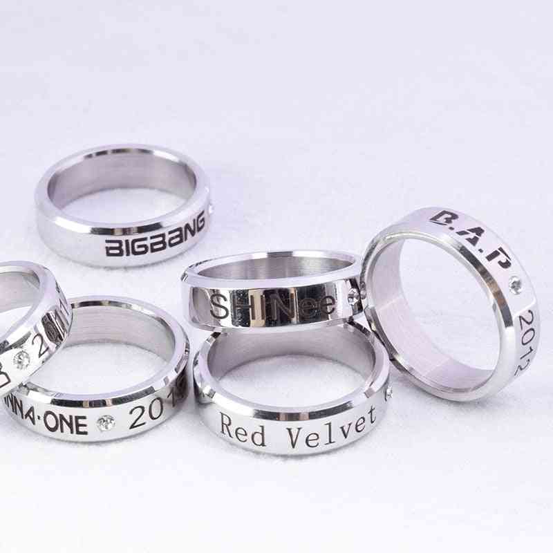 Simple Fashion Style, Kpop Stray Alloy Ring