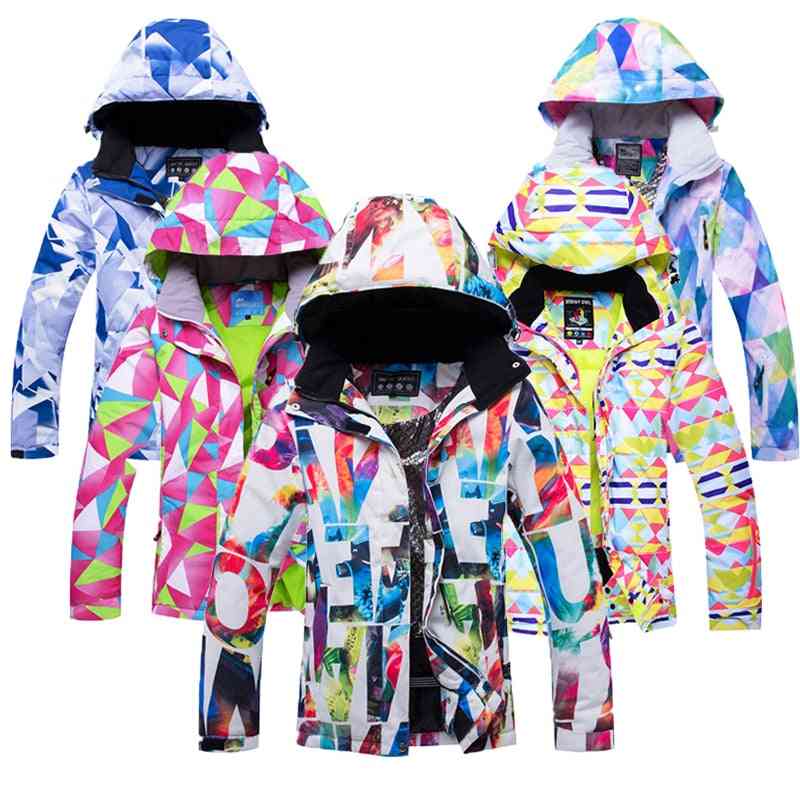 Waterproof & Windproof Snowboard Coat, Outdoor Mountain Sport Skiing Suit