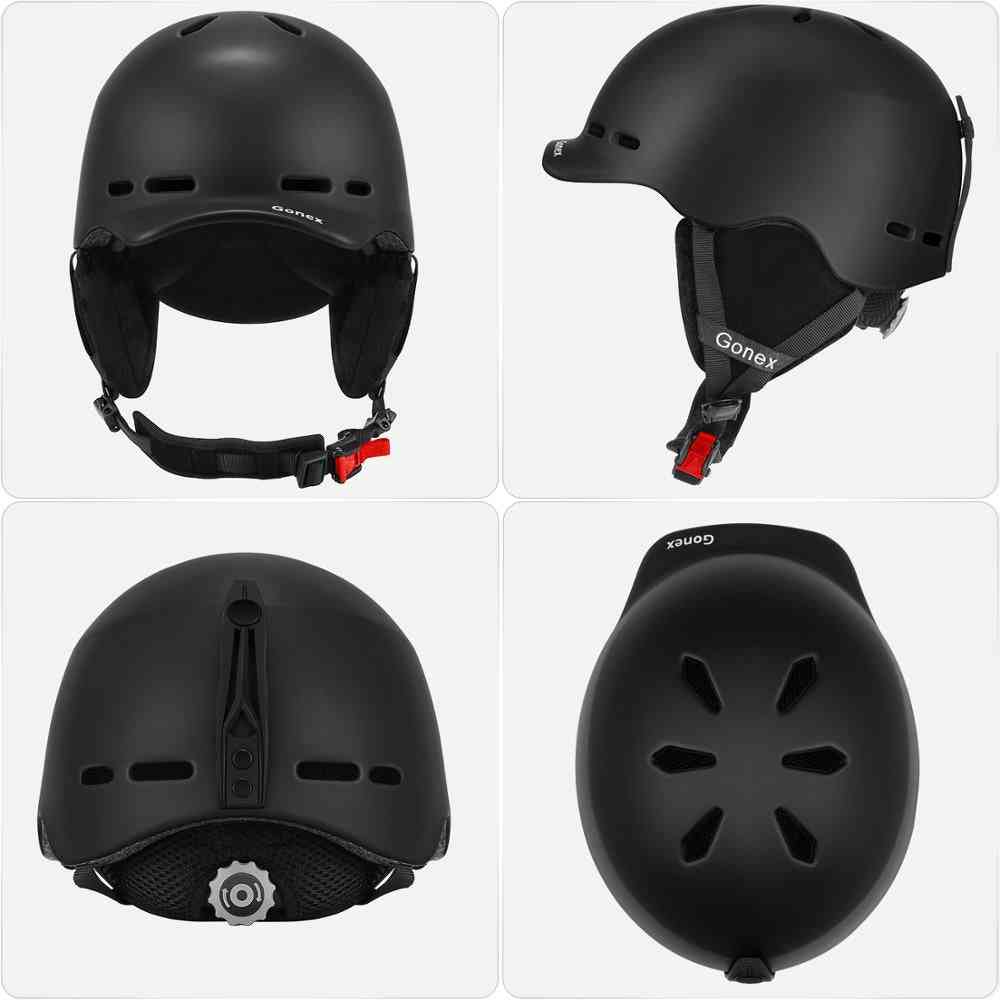 Youth Ski Helmet With Safety Snowboard Helmet Integrally-molded
