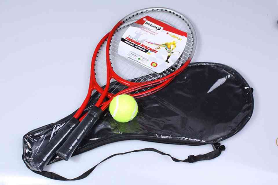 Corda da tennis in materiale d'acciaio superiore in fibra di carbonio con palla