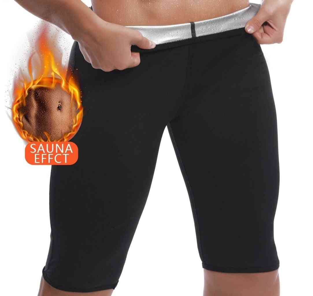 Men Sweat Sauna Shorts, Body Shaper Waist Trainer Slimming Pant