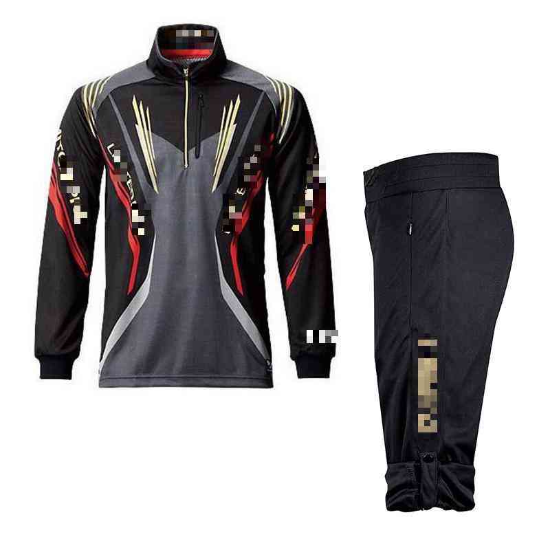 мъжки UV защитен костюм за спортни облекла на открито, лятна риза и панталон за риболов