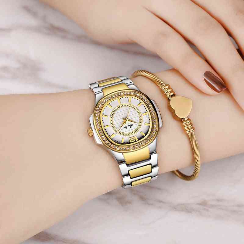 Luxury, Diamond Quartz, Wrist Watch