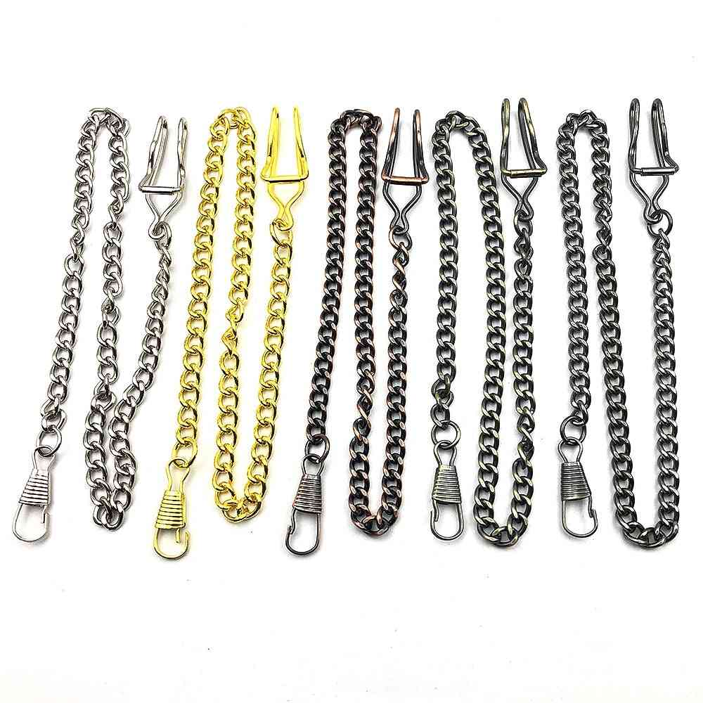 Vintage stil detaillegering lommeur holder halskæde kæde