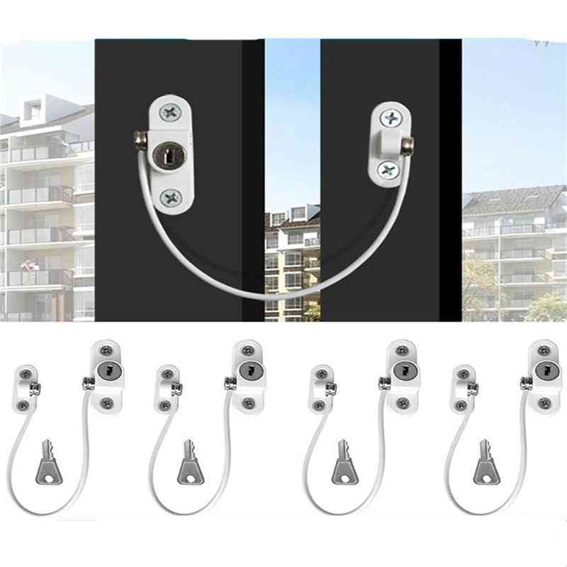 Window/door Safety Restrictor With Keys And Screws