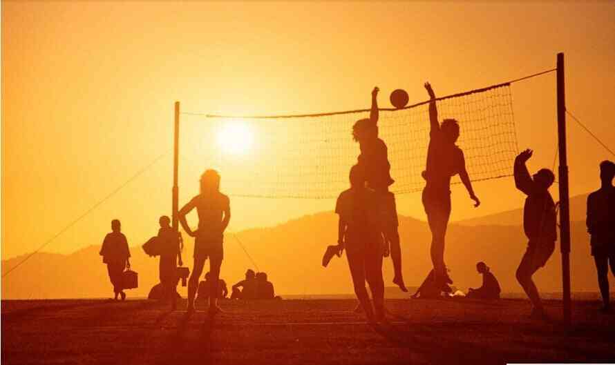 International match standard udskiftning af volleyball-nettning i officiel størrelse