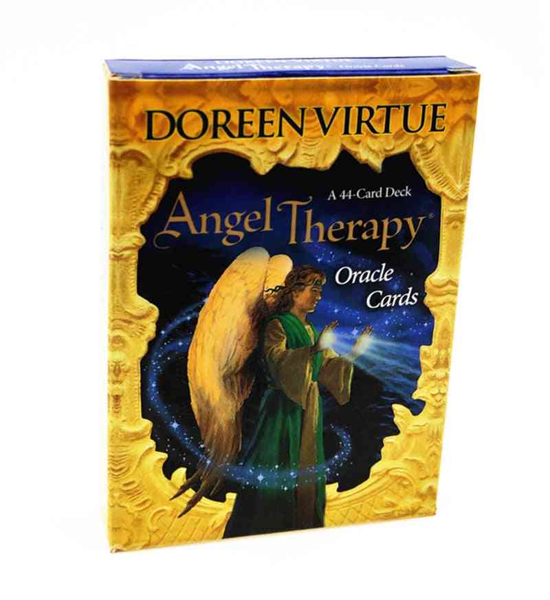 Cartas de oráculo de terapia de ángel, juego de mesa de tarot juego de mesa versión en inglés