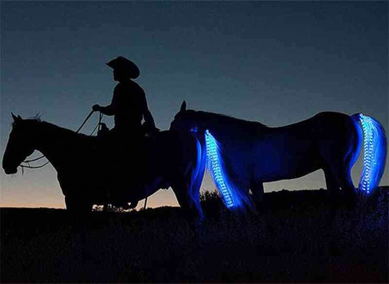 Horse Equipment Riding Tail Trappings Equestrian Led Flashing Light