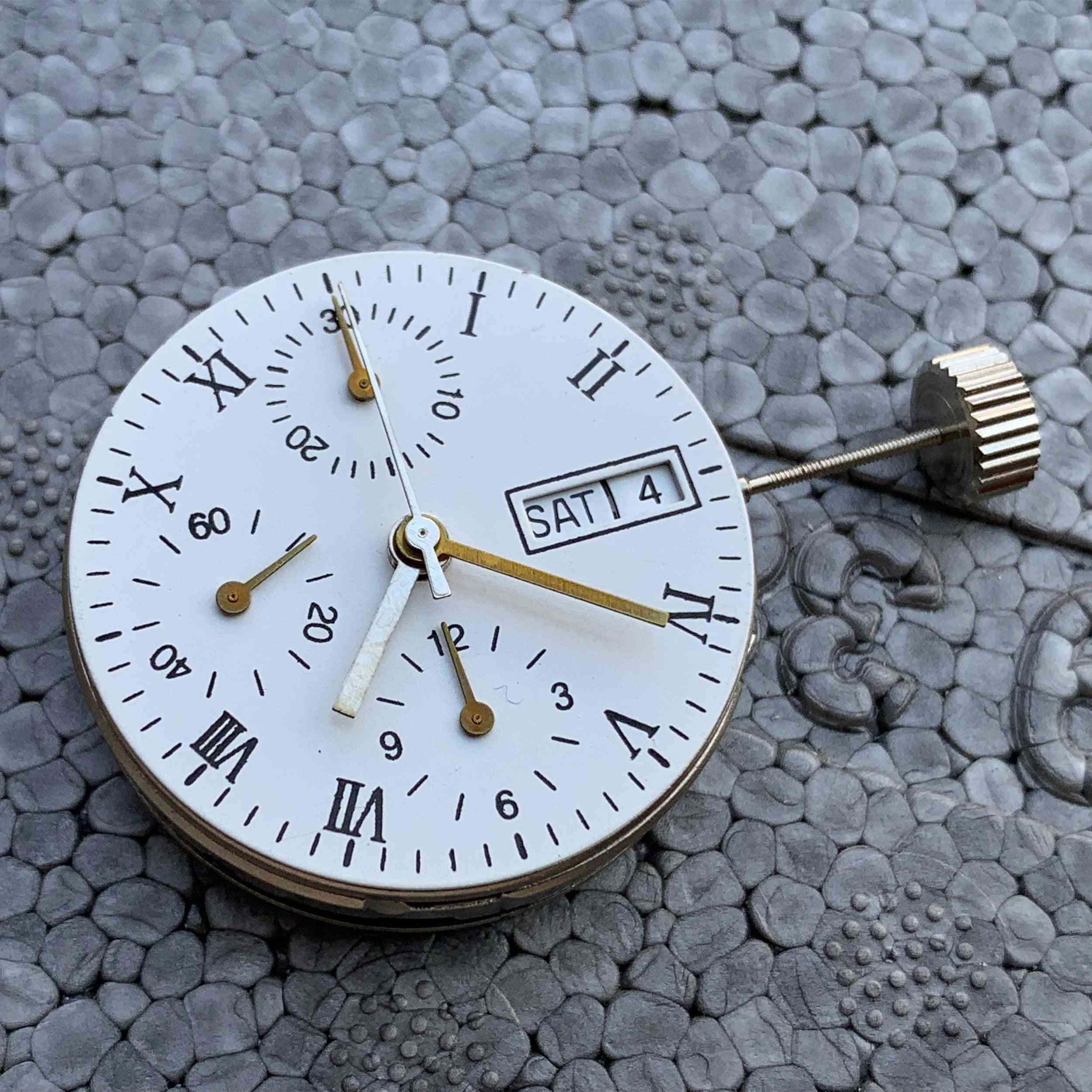 Automatisch uurwerk vervanging dag datum chronograaf horloge accessoires