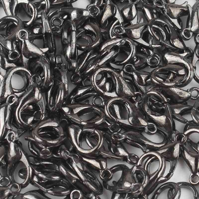 Fermoir mousqueton en acier inoxydable crochets fermoirs d'extrémité connecteurs pour collier