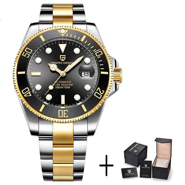 Automatic, Stainless Steel And Waterproof Mechanical Wristwatch