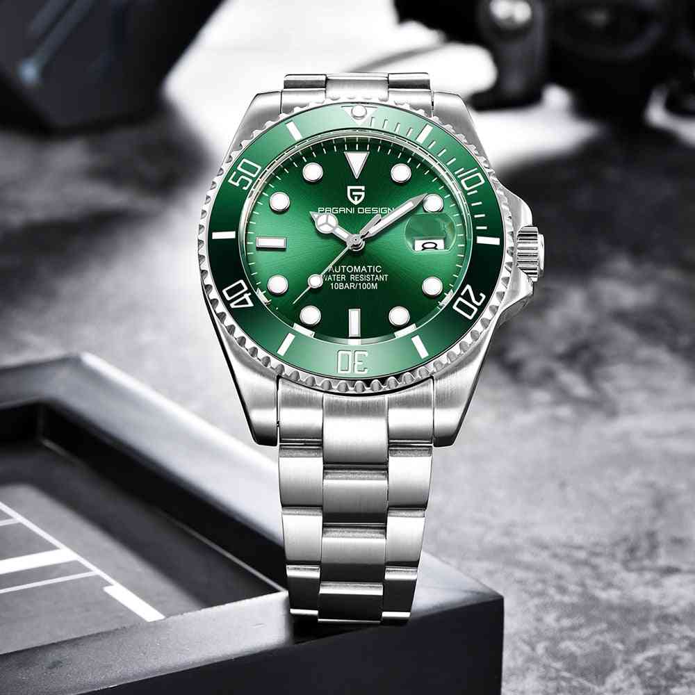Automatic, Stainless Steel And Waterproof Mechanical Wristwatch