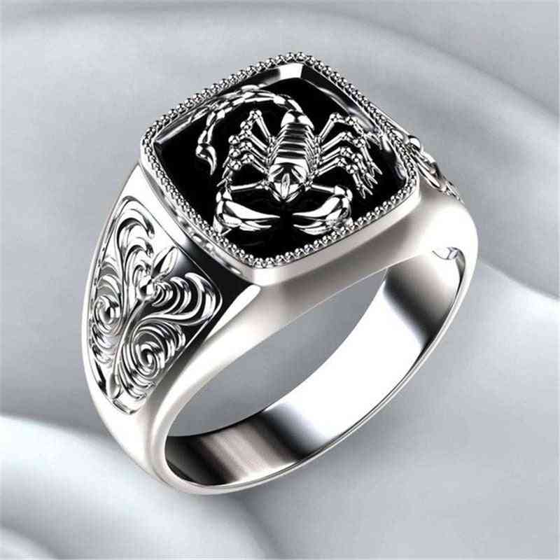 готически стил пънк скорпион шарки пръстени бижута