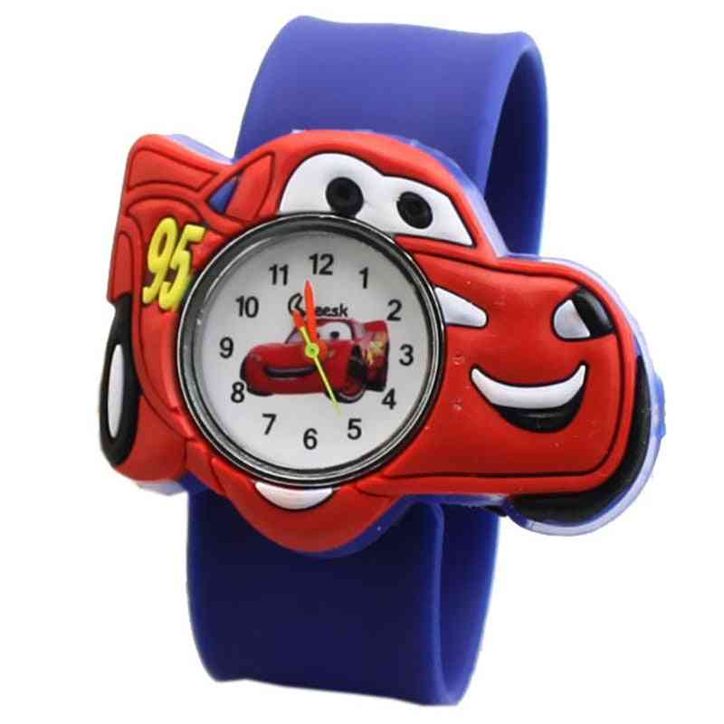 Reloj de niños, reloj de coche de dibujos animados chico