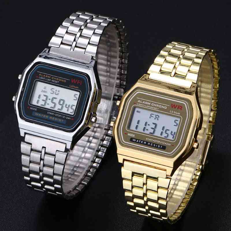 Fashion Business Clock Electronic Personality's Thin Strip Digital Wrist Watch