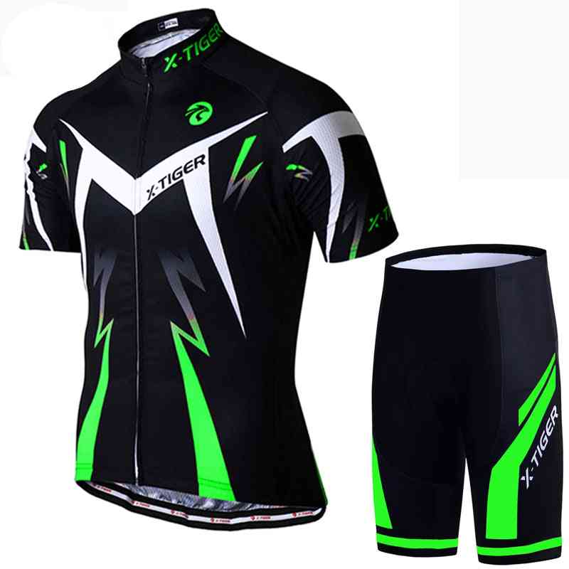 Cycling Jersey Set, Summer Wear Mountain Bike Clothes